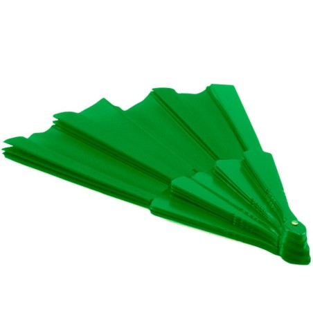 Abanico de tela Verde