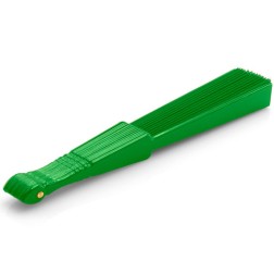 Abanico de tela Verde