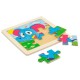 Conjunto de 5 puzles infantiles en madera.