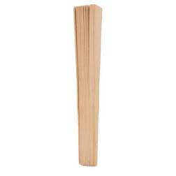 Abanico madera acabado natural calada para eventos
