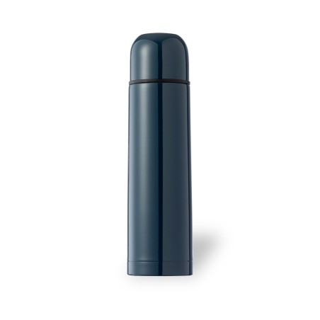Termo azul marino con Taza en Acabado Brillante