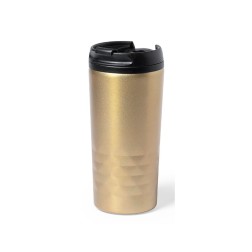 Vaso Termo aislante para llevar en color Dorado