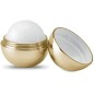 Bálsamo labial dorado en forma de esfera Bálsamo labial dorado en forma de esfera