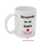 Taza personalizada "recuerdo de mi boda" Taza personalizada "recuerdo de mi boda"