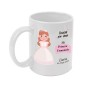 Taza personalizada comunión de niña. "Recuerdo de mi comunión"
