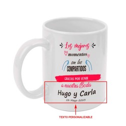 Taza personalizada para evento . Puede poner fecha, nombre y tipo de evento.