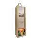 Caja de madera 1 botella personalizable para madre Caja de madera 1 botella personalizable para madre