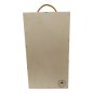 Caja de madera de 2 botellas personalizable como regalo para padre Caja de madera de 2 botellas personalizable como regalo para padre