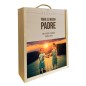 Caja de madera de 3 botellas personalizable para padres Caja de madera de 3 botellas personalizable para padres