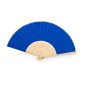 Abanico azul de madera de bambú Abanico azul de madera de bambú