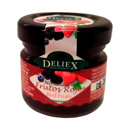 Tarrito Mermelada de Frutos Rojos Deliex 30 gr para ferias