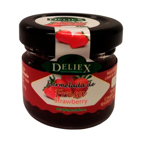 Tarro miniatura mermelada de fresa