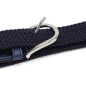 Cinturón unisex trenzado elástico Azul Marino Cinturón unisex trenzado elástico Azul Marino