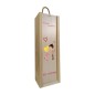 Caja de madera para 1 botellas personalizable con tu nombre. Modelo Pareja Caja de madera para 1 botellas personalizable con tu nombre. Modelo Pareja