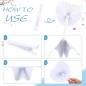 Pai pai forma de corazón blanco Pai pai forma de corazón blanco