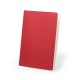 Cuaderno rojo A5 con tapa cosida