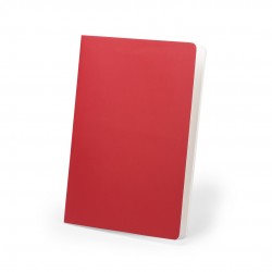 Cuaderno rojo A5 con tapa cosida