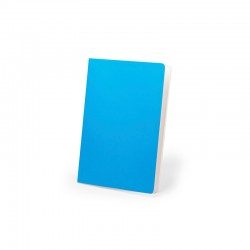 Blog amarillo con hojas en blanco Cuadernillo A5 de color Azul