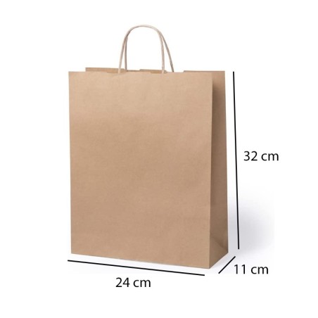 Bolsa papel para regalos de 25x31x11 cm