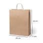 Bolsa papel para regalos de 24x32x11 cm Bolsa papel para regalos de 24x32x11 cm