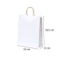 Bolsa Blanca 32 x 39,5 x 12 cm para eventos Bolsa Blanca 32 x 39,5 x 12 cm para eventos
