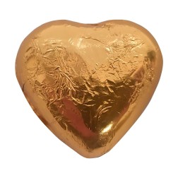 Bolsa de bombon corazón plateado o dorado 1 kg para empresa