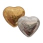Bolsa de bombon corazón plateado o dorado 1 kg para empresa Bolsa de bombon corazón plateado o dorado 1 kg para empresa