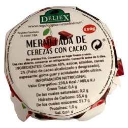 Mermelada de cereza con cacao 110 gr