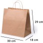 Bolsa papel para regalos de 30x29x18 cm Bolsa papel para regalos de 30x29x18 cm