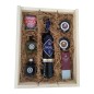 Caja madera grande con lote gourmet para empresa Caja madera grande con lote gourmet para empresa