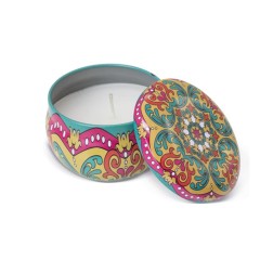 12 Velas aromáticas en lata (surtido)