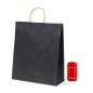 Caja 300 Bolsas papel con asas negras 24 x 32 x 11 cm Caja 300 Bolsas papel con asas negras 24 x 32 x 11 cm