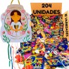 Piñata Comunión Niña con relleno 204 unidades 17 u x 12 varie