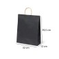 Caja 250 bolsas de papel negras 32 x 41 x 12 cm Caja 250 bolsas de papel negras 32 x 41 x 12 cm