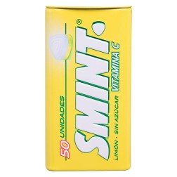 Caja 12 latas SMINT Tin limón caramelo comprimido 35 gr