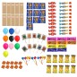 100 chuches y golosinas para rellenos piñatas y cumpleaños