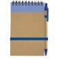 Libreta A6 pequeña hoja lisa con boli azul Libreta A6 pequeña hoja lisa con boli azul