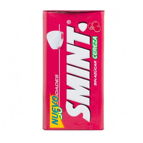 Lata Smint Tin Cereza caramelo comprimido de 35 gr