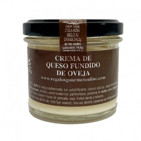 Crema de untar queso de oveja Deliex 100 gr para profesionales