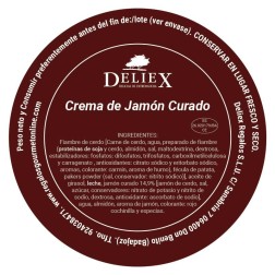 Crema de jamón curado monodosis 25gr Deliex