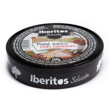 PATE IBERICO CON CEREZAS DEL JERTE IBERITOS 140GR 