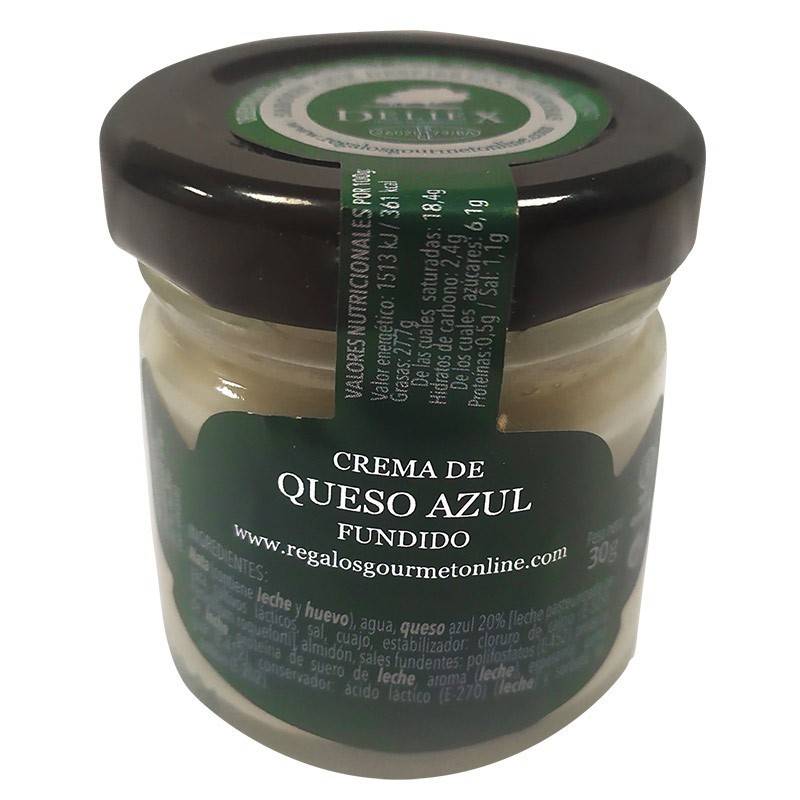 Tarro de crema de queso azul en miniatura para eventos Tarro de crema de queso azul en miniatura para eventos