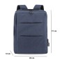 Mochila azul para portátil