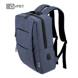 Mochila para portátil azul