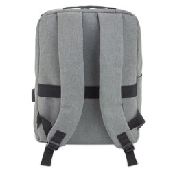 Mochila gris para portátil