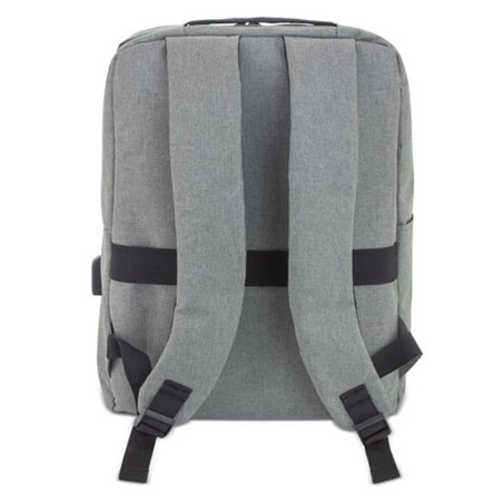 Mochila gris para portátil
