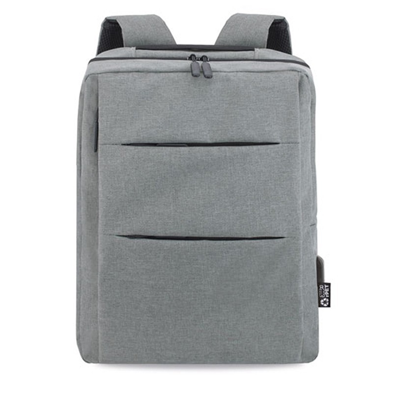 Mochila gris para portátil Mochila gris para portátil