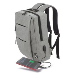 Mochila para portátil gris
