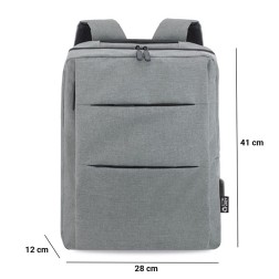 Mochila para portátil gris
