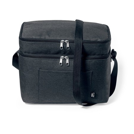 Nevera con doble compartimento negro